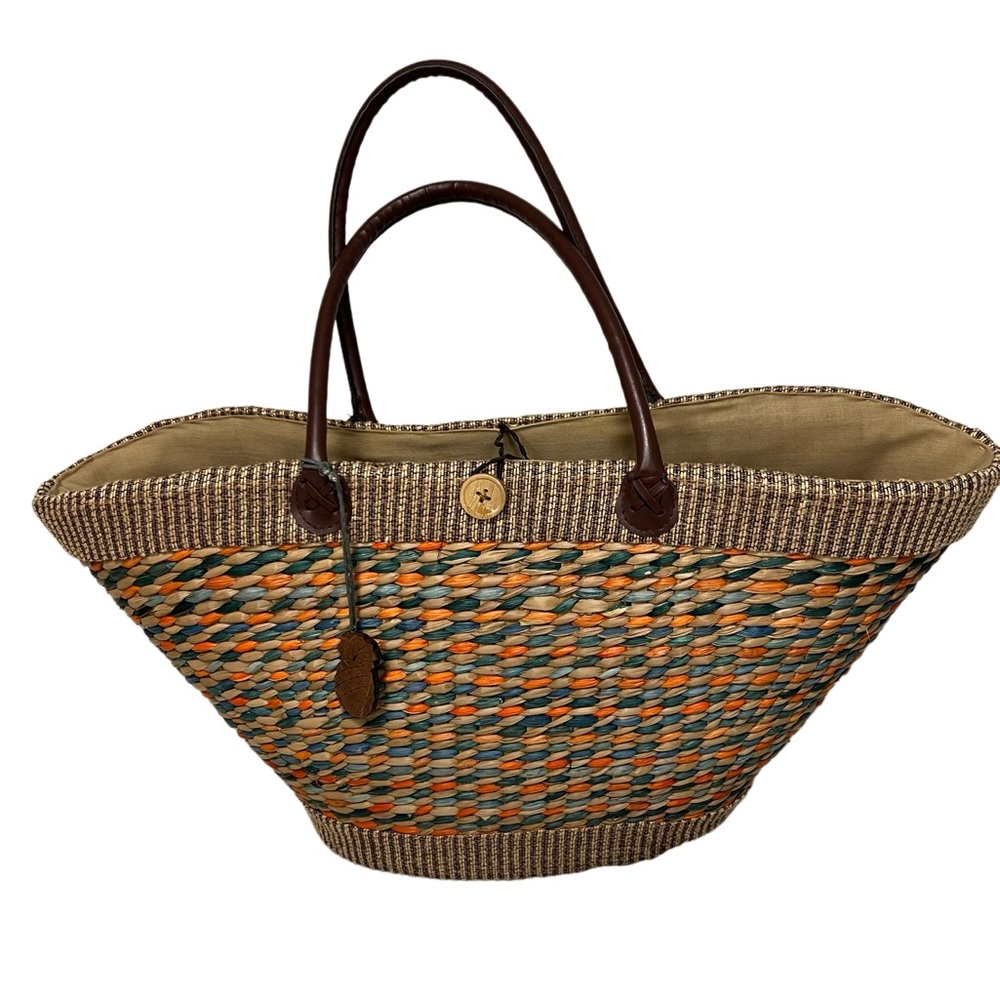 Sun n Sand Woven Beach Tote